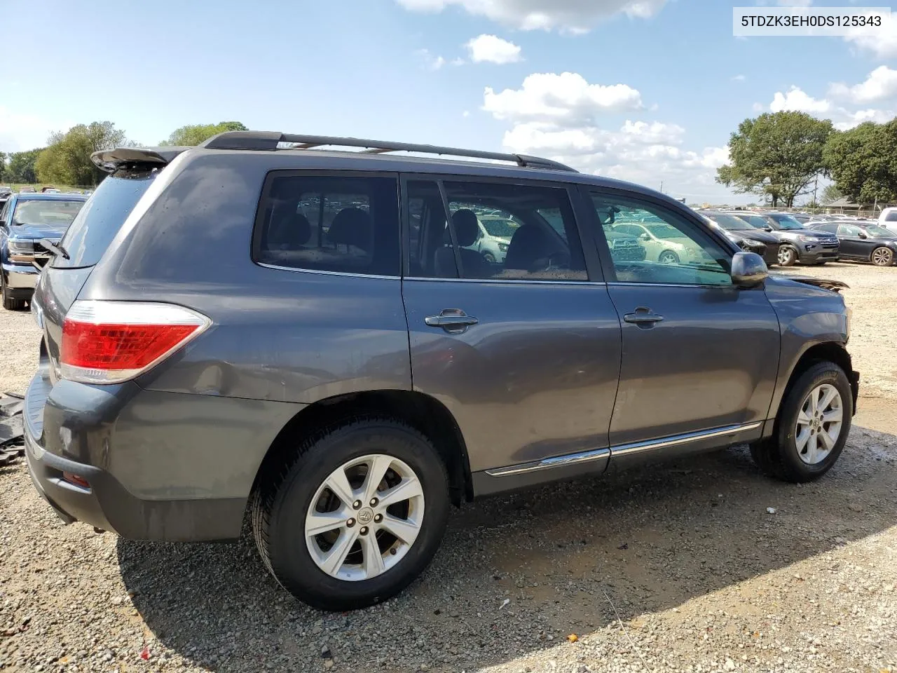 5TDZK3EH0DS125343 2013 Toyota Highlander Base