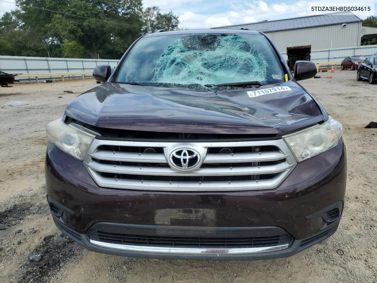 5TDZA3EH8DS034615 2013 Toyota Highlander Base