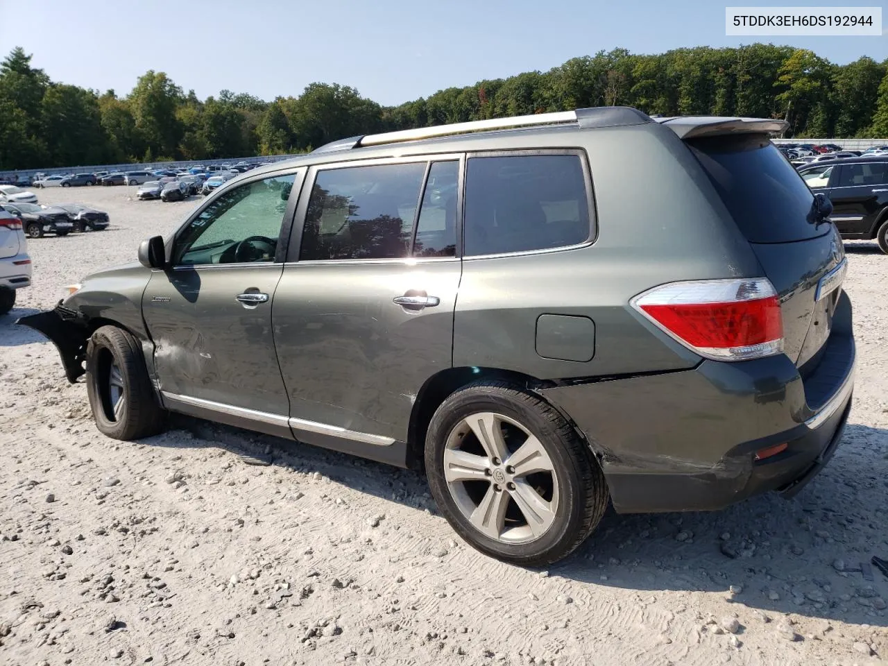 2013 Toyota Highlander Limited VIN: 5TDDK3EH6DS192944 Lot: 71232624