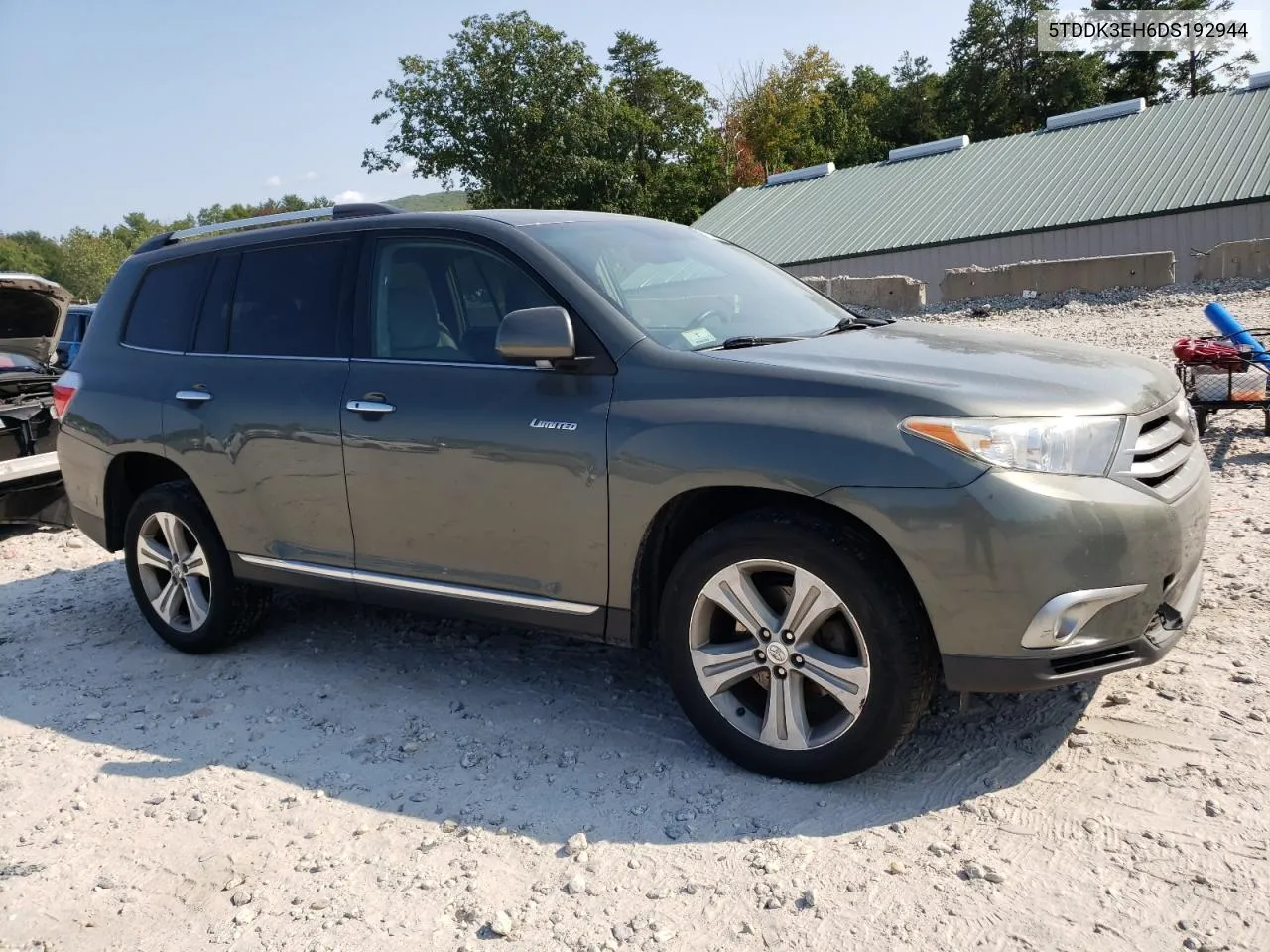 2013 Toyota Highlander Limited VIN: 5TDDK3EH6DS192944 Lot: 71232624