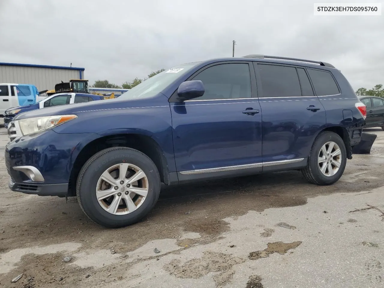 2013 Toyota Highlander Base VIN: 5TDZK3EH7DS095760 Lot: 71387704