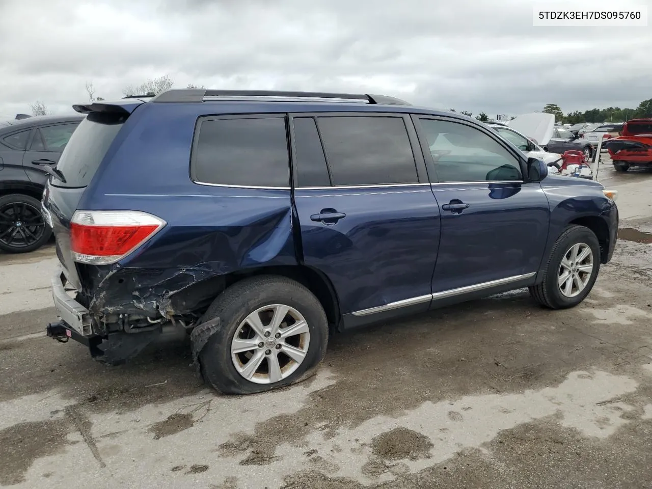 2013 Toyota Highlander Base VIN: 5TDZK3EH7DS095760 Lot: 71387704