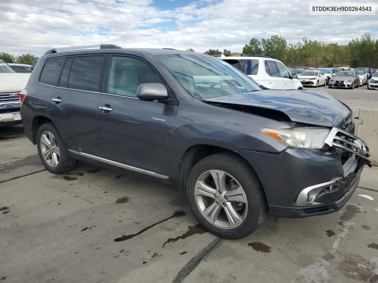 2013 Toyota Highlander Limited VIN: 5TDDK3EH9DS264543 Lot: 71677154