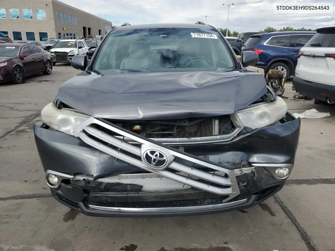 2013 Toyota Highlander Limited VIN: 5TDDK3EH9DS264543 Lot: 71677154