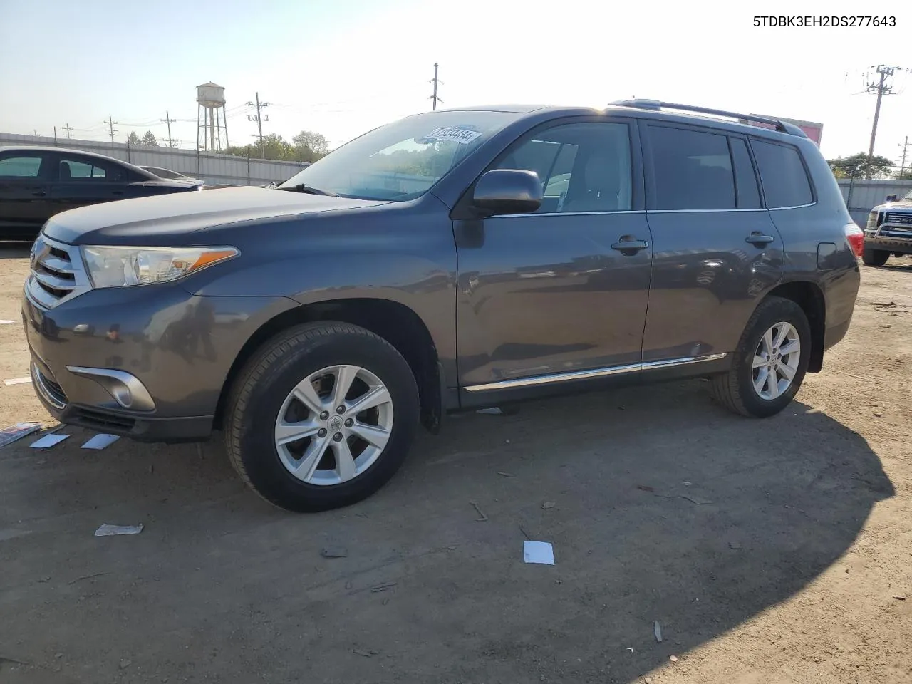 2013 Toyota Highlander Base VIN: 5TDBK3EH2DS277643 Lot: 71934484