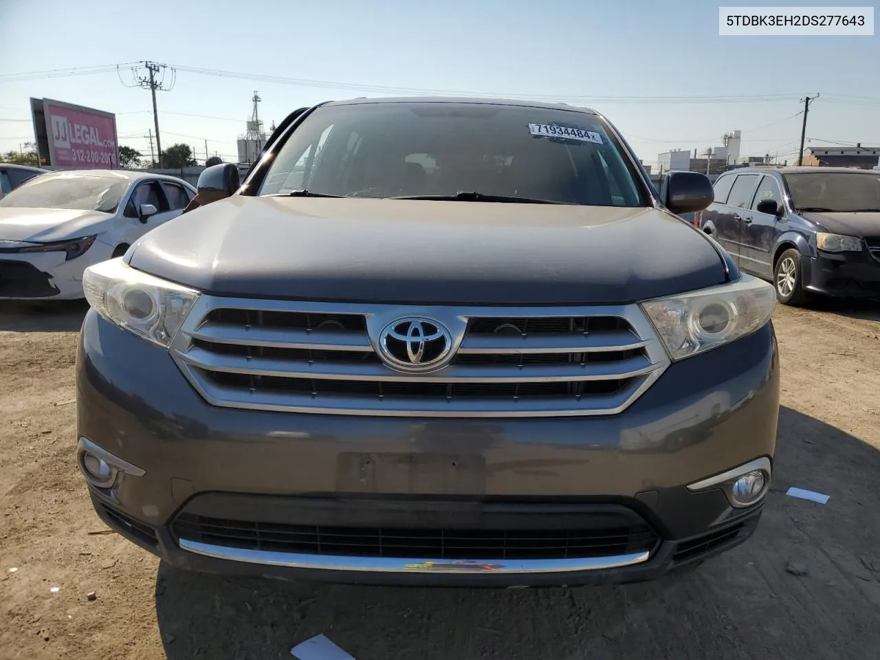 5TDBK3EH2DS277643 2013 Toyota Highlander Base