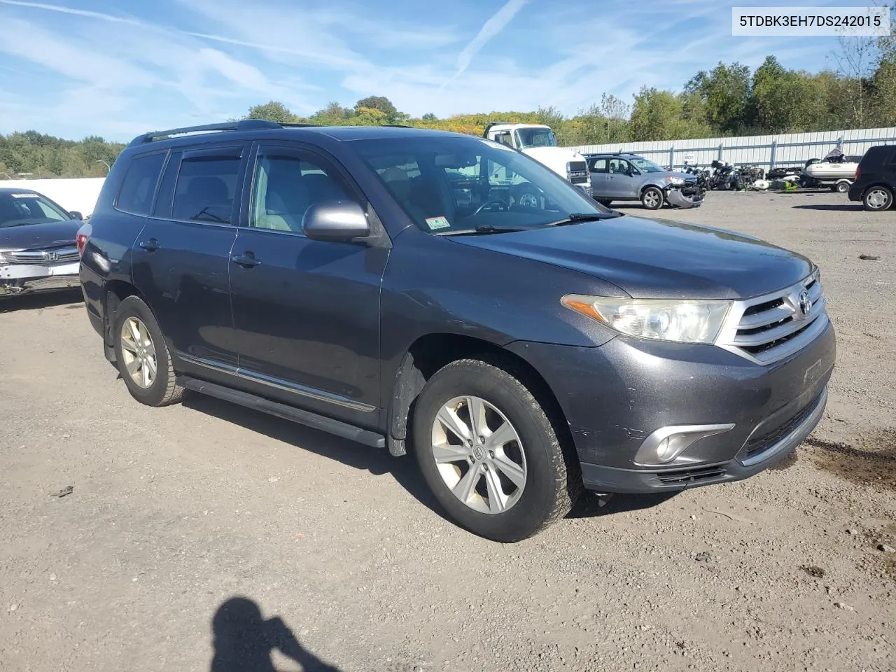 5TDBK3EH7DS242015 2013 Toyota Highlander Base