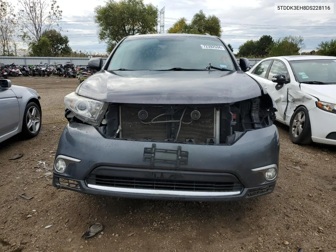 5TDDK3EH8DS228116 2013 Toyota Highlander Limited