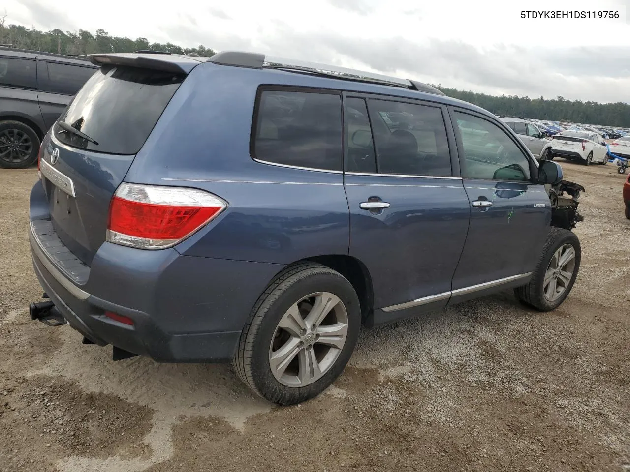 2013 Toyota Highlander Limited VIN: 5TDYK3EH1DS119756 Lot: 72763994