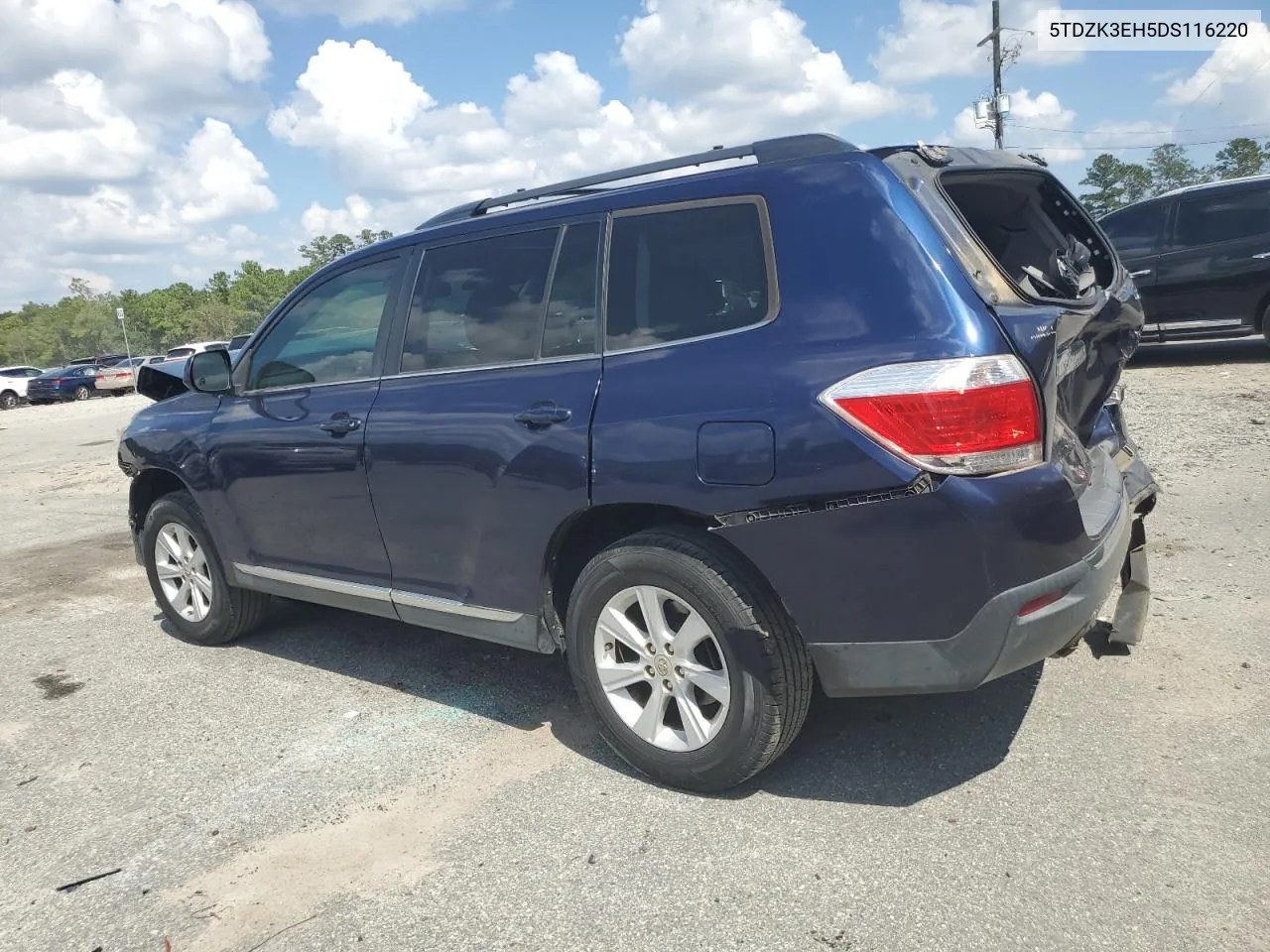 5TDZK3EH5DS116220 2013 Toyota Highlander Base