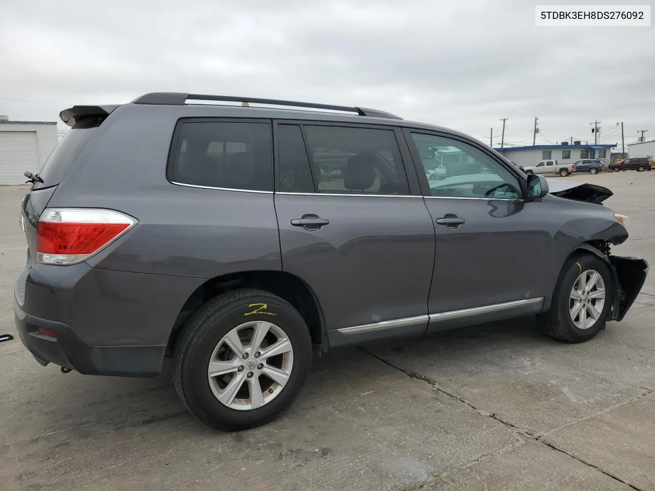 2013 Toyota Highlander Base VIN: 5TDBK3EH8DS276092 Lot: 72992754