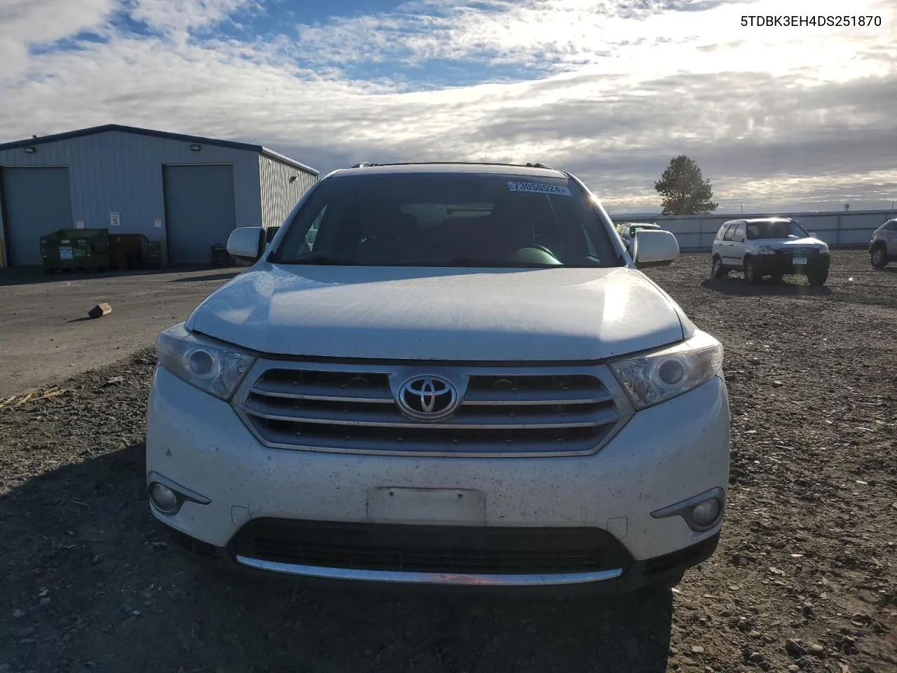 5TDBK3EH4DS251870 2013 Toyota Highlander Base