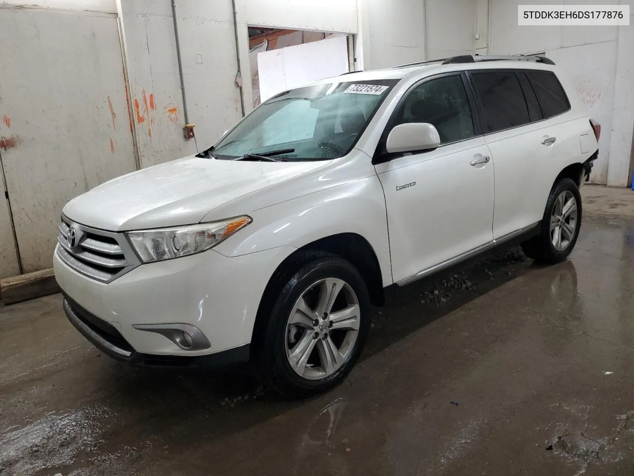 5TDDK3EH6DS177876 2013 Toyota Highlander Limited