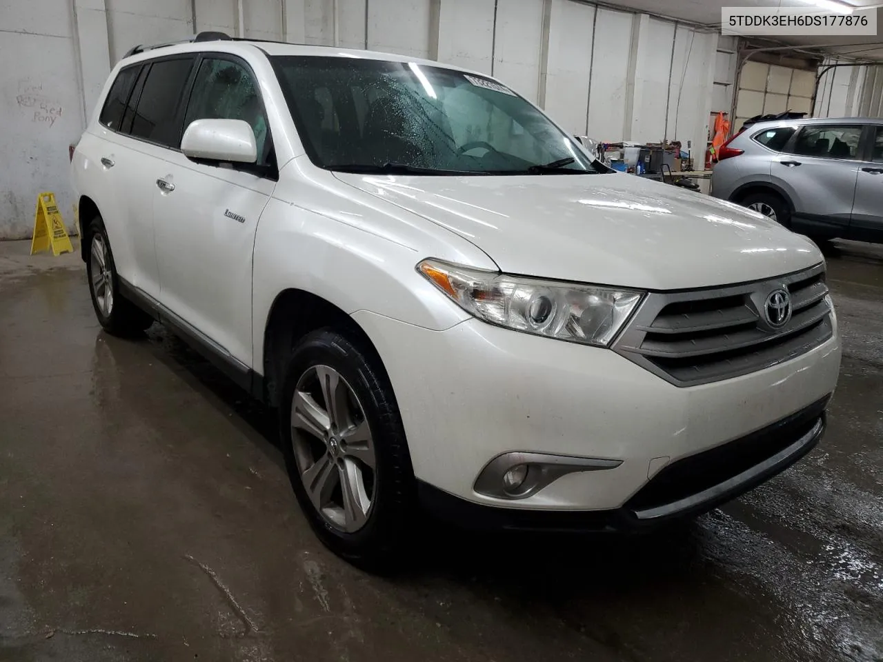 2013 Toyota Highlander Limited VIN: 5TDDK3EH6DS177876 Lot: 73221574