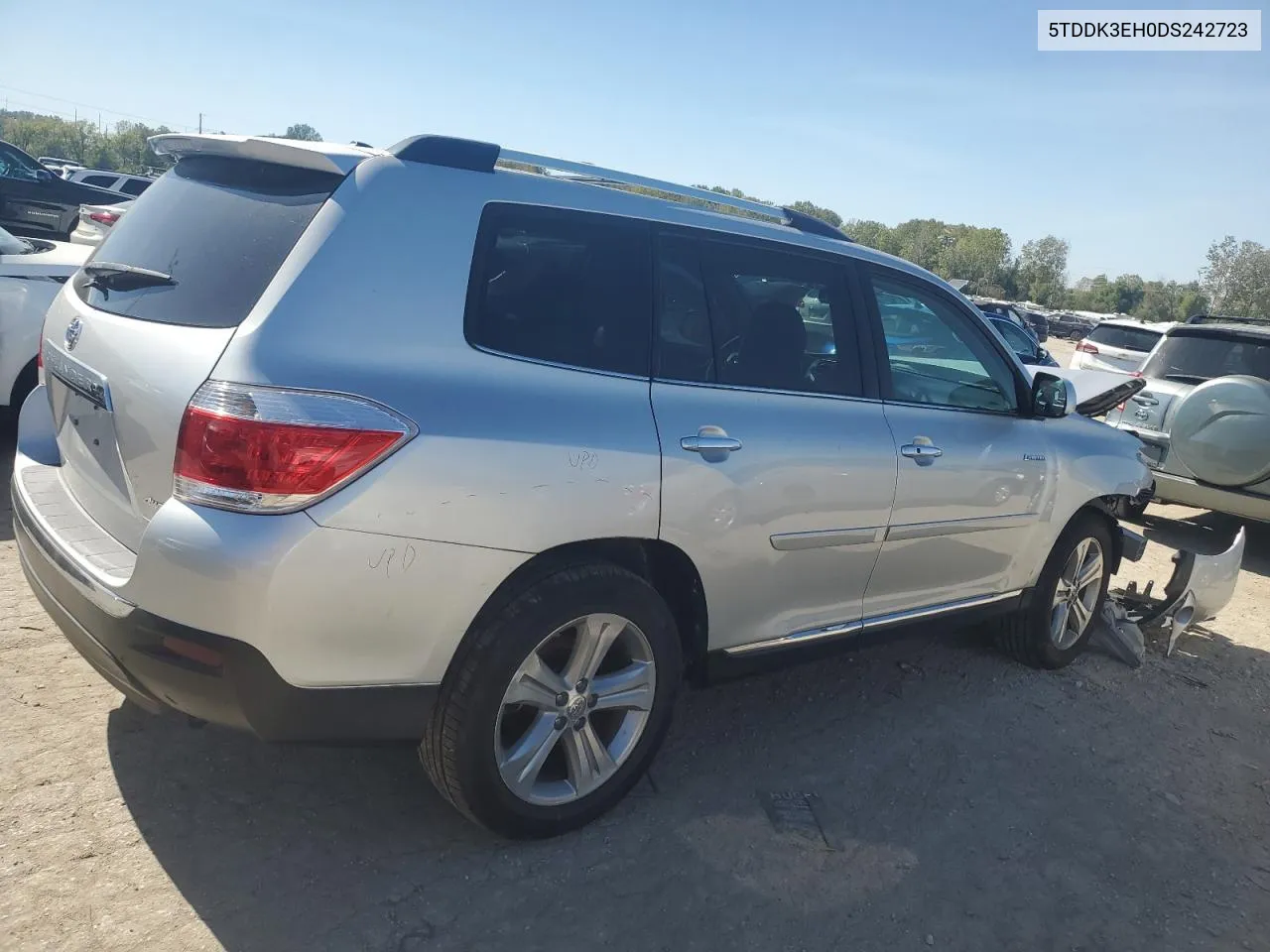 2013 Toyota Highlander Limited VIN: 5TDDK3EH0DS242723 Lot: 73397174