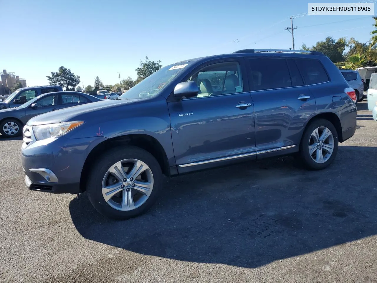 2013 Toyota Highlander Limited VIN: 5TDYK3EH9DS118905 Lot: 73432874