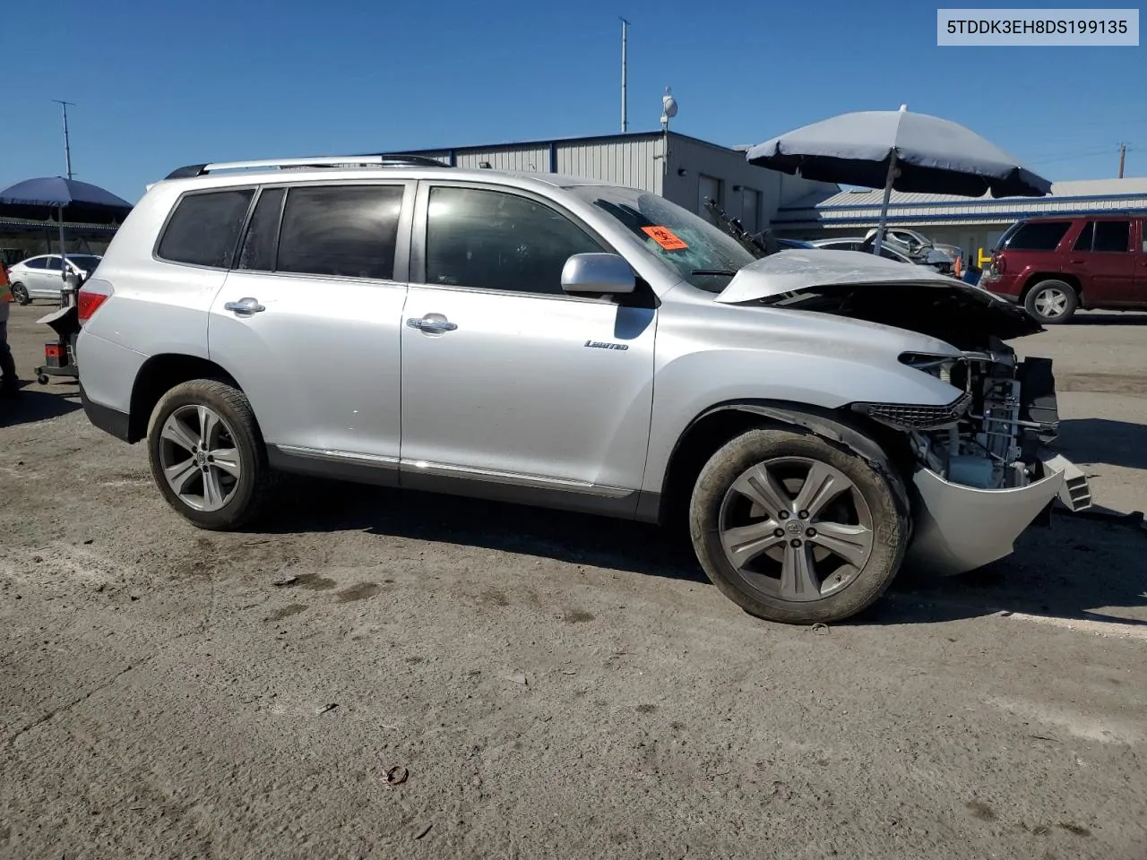 5TDDK3EH8DS199135 2013 Toyota Highlander Limited