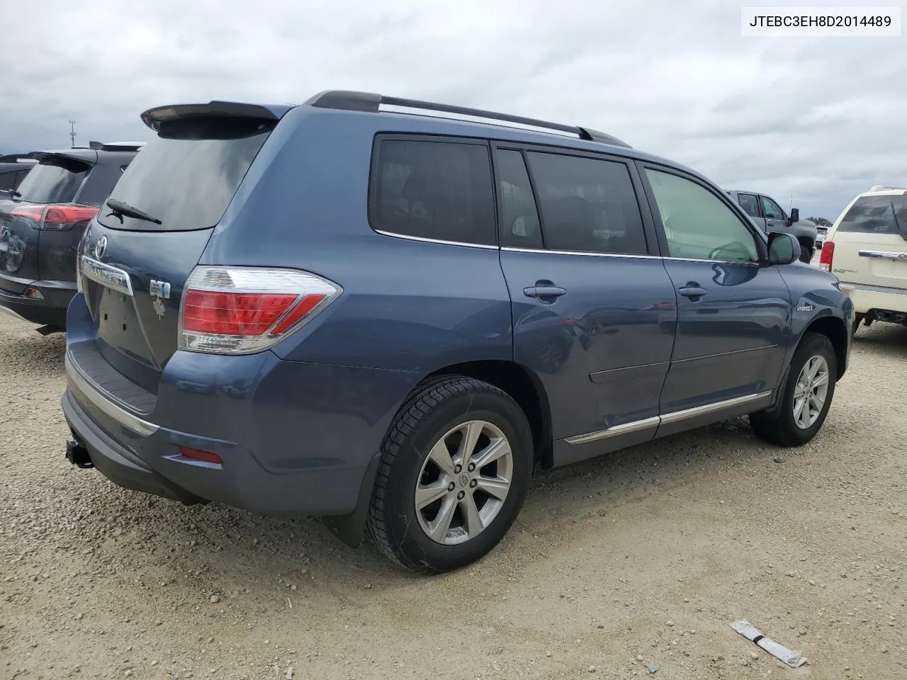 2013 Toyota Highlander Hybrid VIN: JTEBC3EH8D2014489 Lot: 74125254