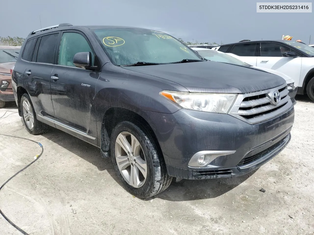 2013 Toyota Highlander Limited VIN: 5TDDK3EH2DS231416 Lot: 74236814