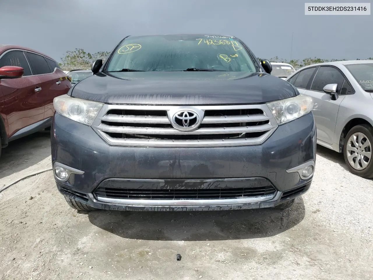 2013 Toyota Highlander Limited VIN: 5TDDK3EH2DS231416 Lot: 74236814