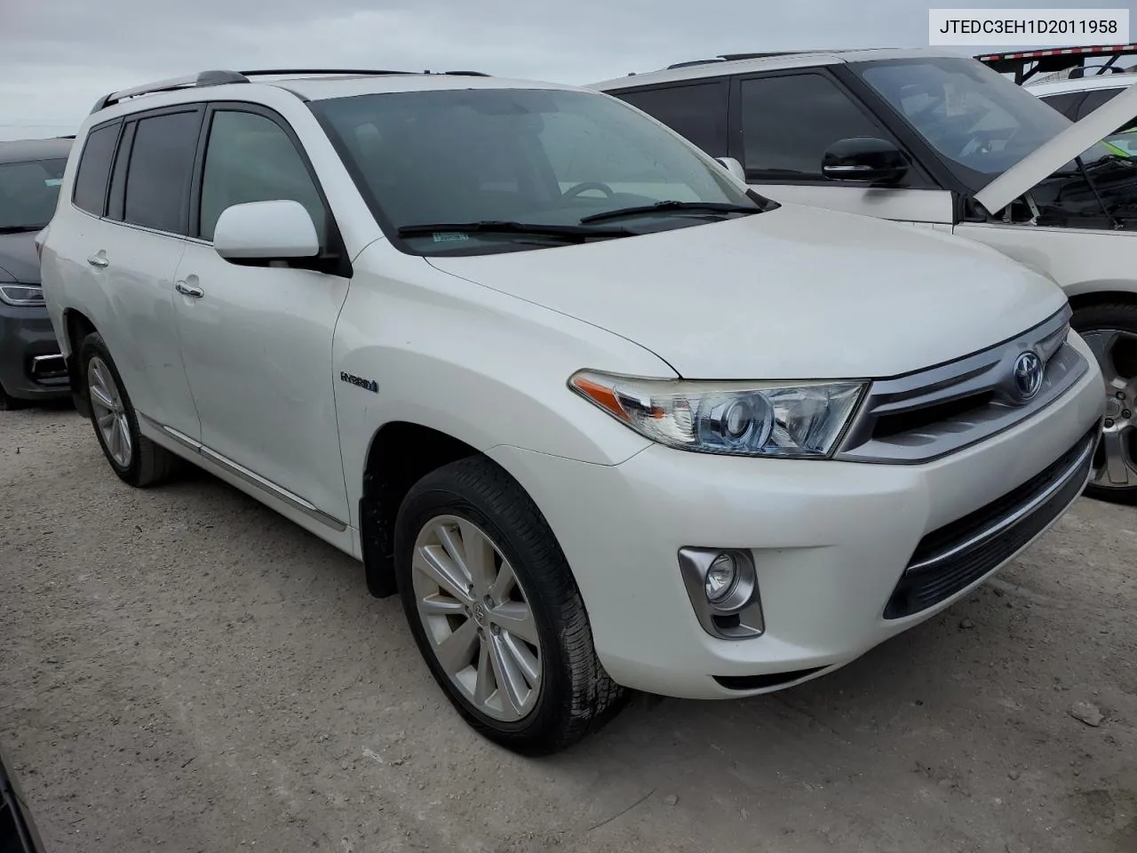 JTEDC3EH1D2011958 2013 Toyota Highlander Hybrid Limited