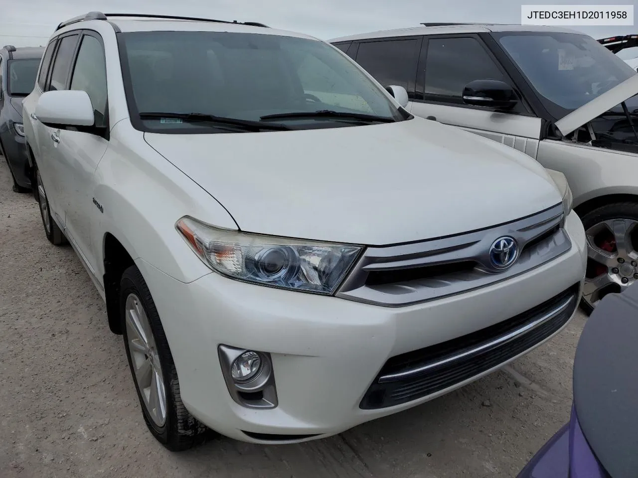 JTEDC3EH1D2011958 2013 Toyota Highlander Hybrid Limited