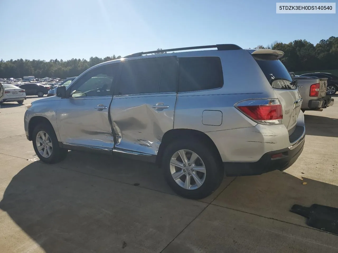 5TDZK3EH0DS140540 2013 Toyota Highlander Base