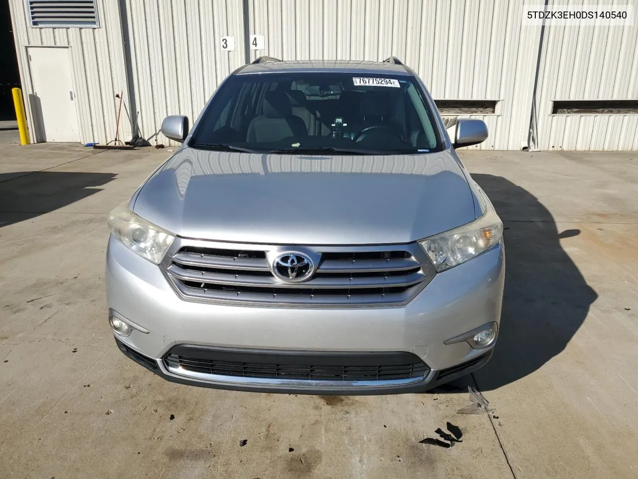 5TDZK3EH0DS140540 2013 Toyota Highlander Base