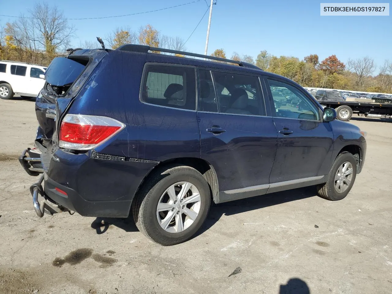 5TDBK3EH6DS197827 2013 Toyota Highlander Base