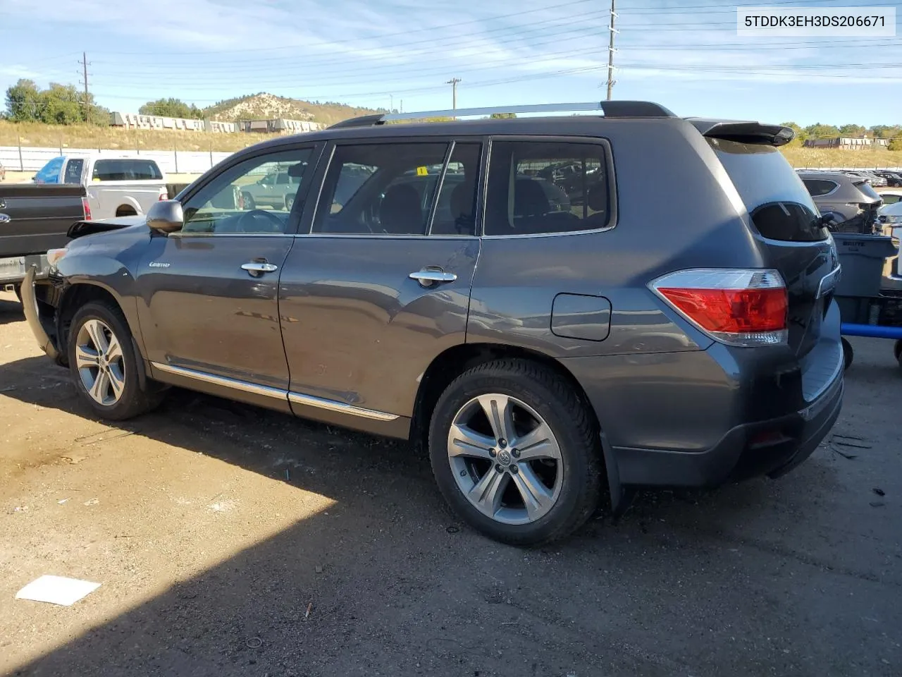 2013 Toyota Highlander Limited VIN: 5TDDK3EH3DS206671 Lot: 77162414