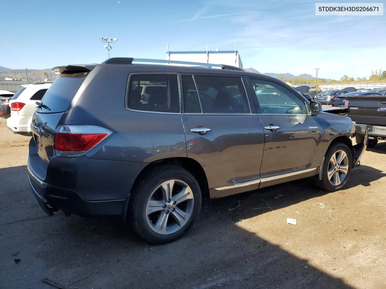 2013 Toyota Highlander Limited VIN: 5TDDK3EH3DS206671 Lot: 77162414