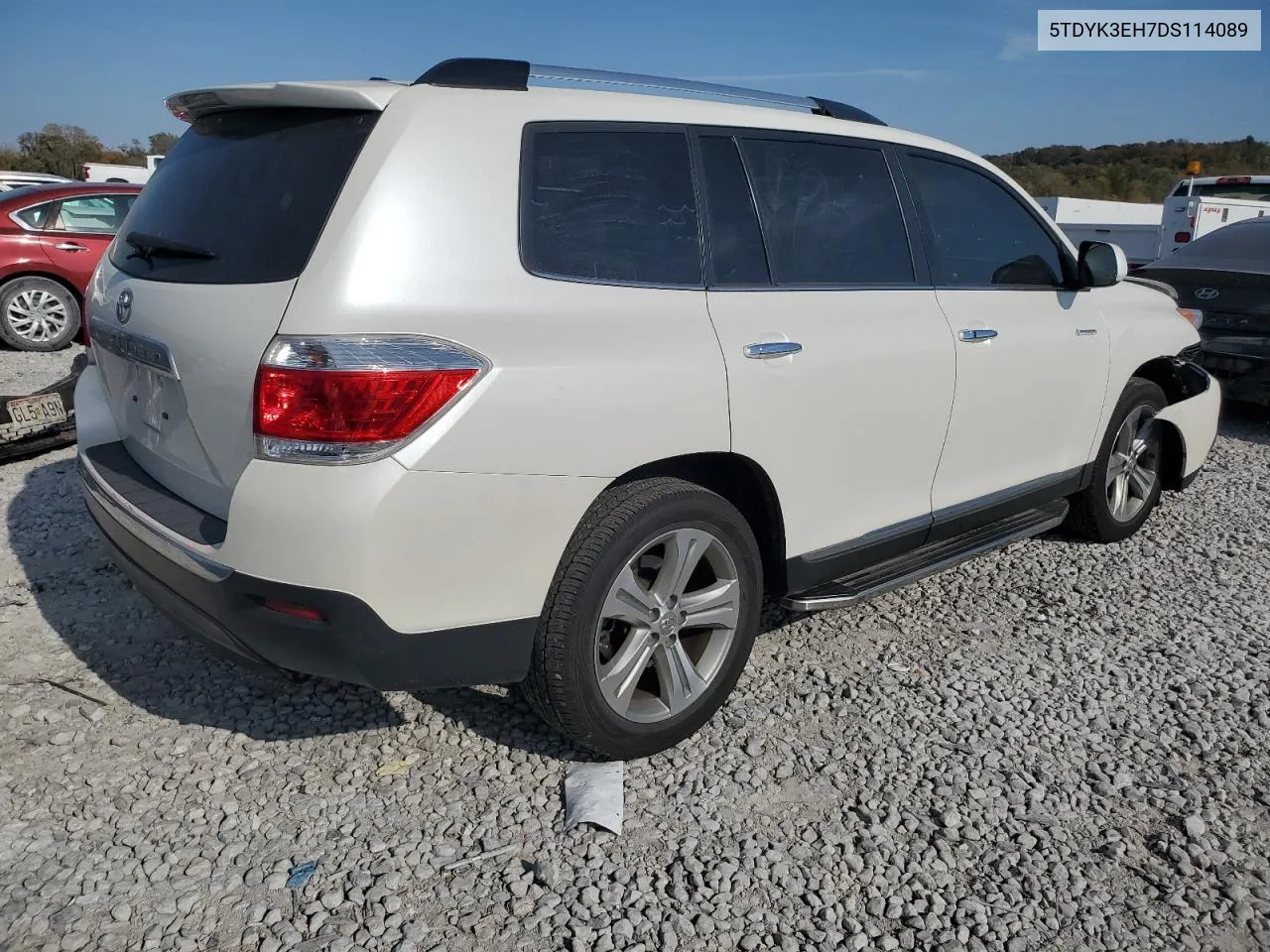 2013 Toyota Highlander Limited VIN: 5TDYK3EH7DS114089 Lot: 77587354