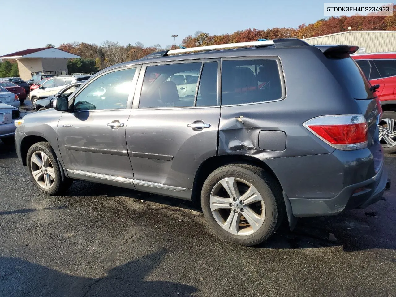 2013 Toyota Highlander Limited VIN: 5TDDK3EH4DS234933 Lot: 78065014