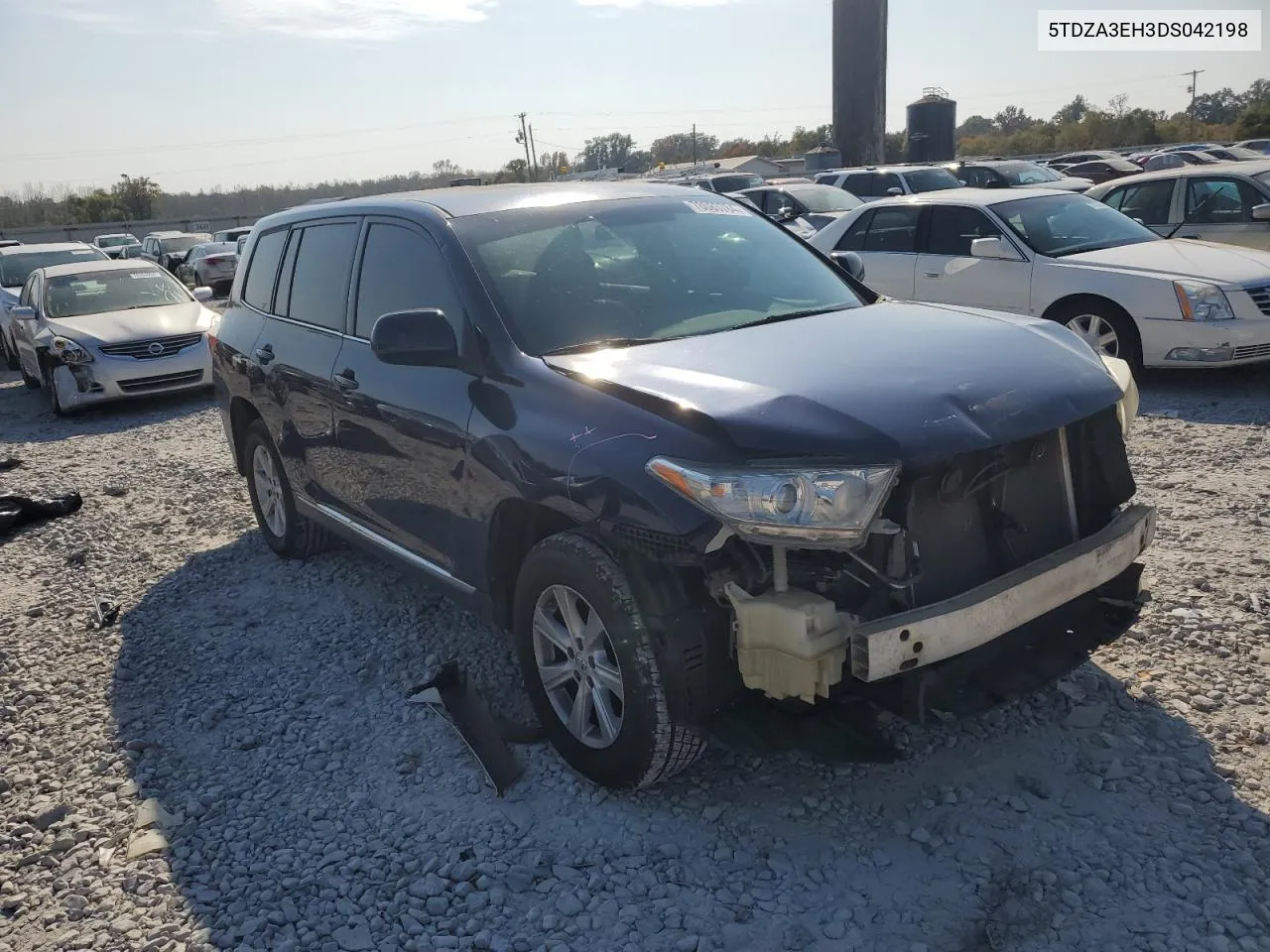 2013 Toyota Highlander Base VIN: 5TDZA3EH3DS042198 Lot: 78083784