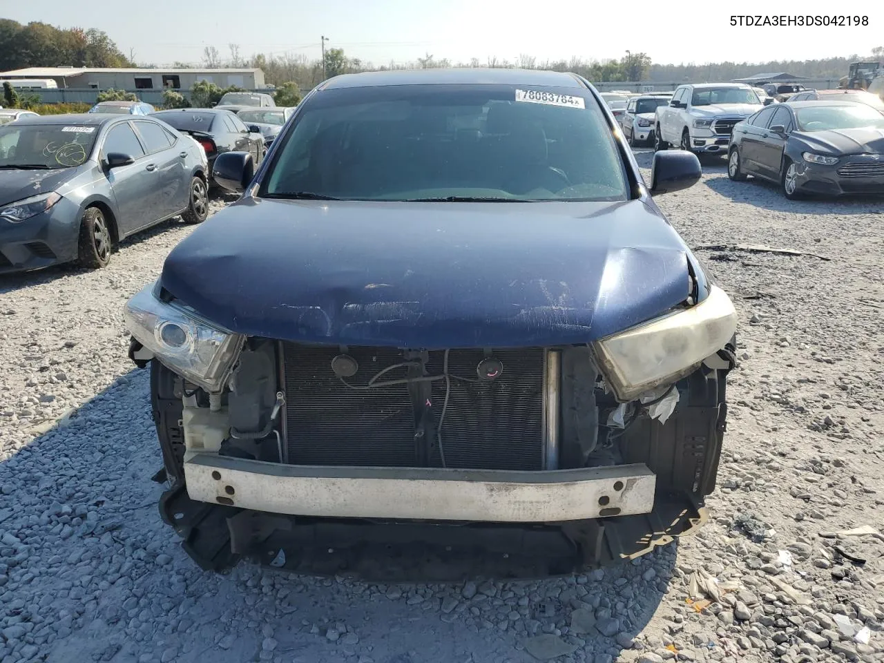 2013 Toyota Highlander Base VIN: 5TDZA3EH3DS042198 Lot: 78083784