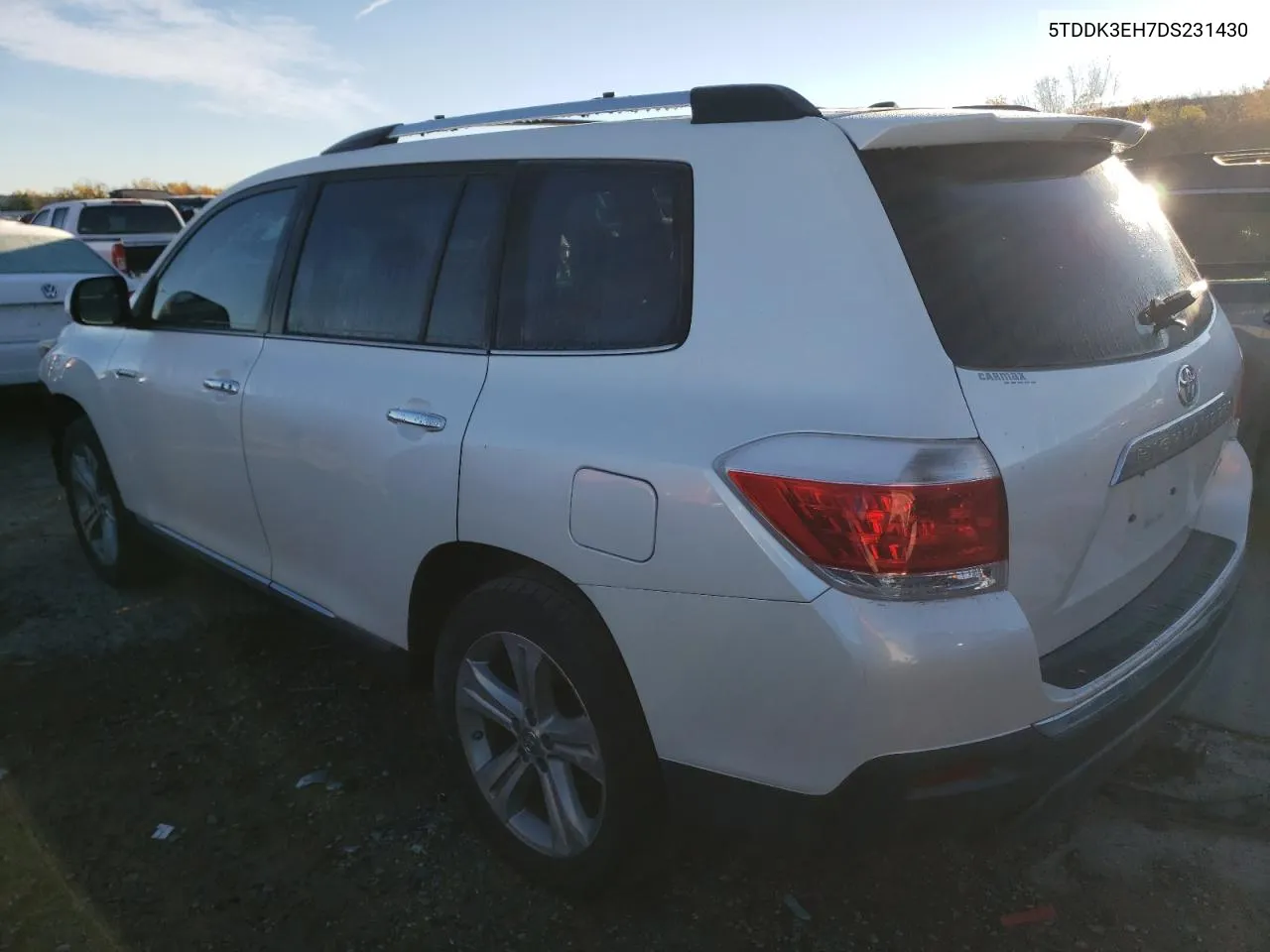 2013 Toyota Highlander Limited VIN: 5TDDK3EH7DS231430 Lot: 78225624