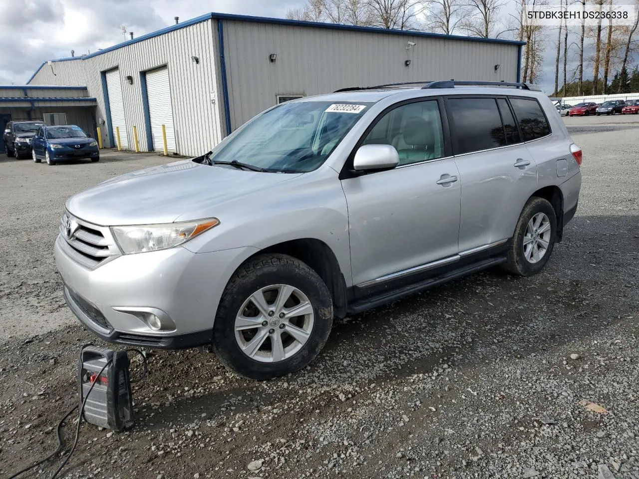 2013 Toyota Highlander Base VIN: 5TDBK3EH1DS236338 Lot: 78232284