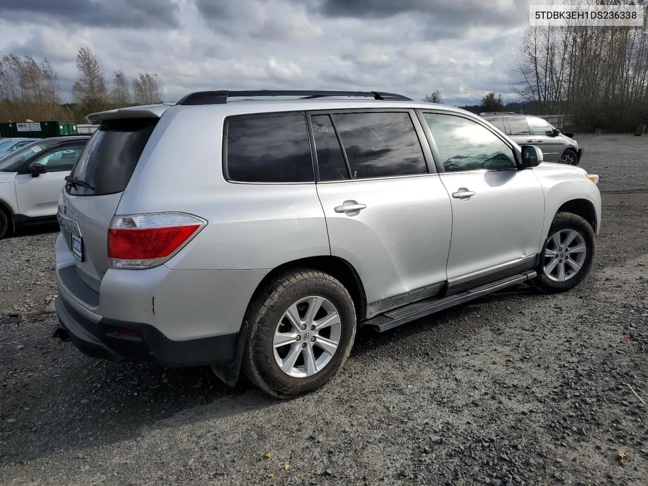 2013 Toyota Highlander Base VIN: 5TDBK3EH1DS236338 Lot: 78232284