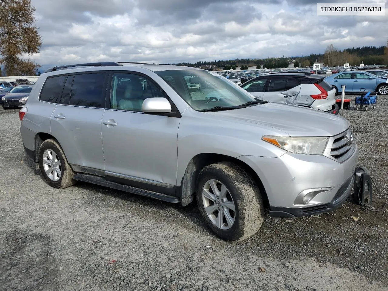 2013 Toyota Highlander Base VIN: 5TDBK3EH1DS236338 Lot: 78232284