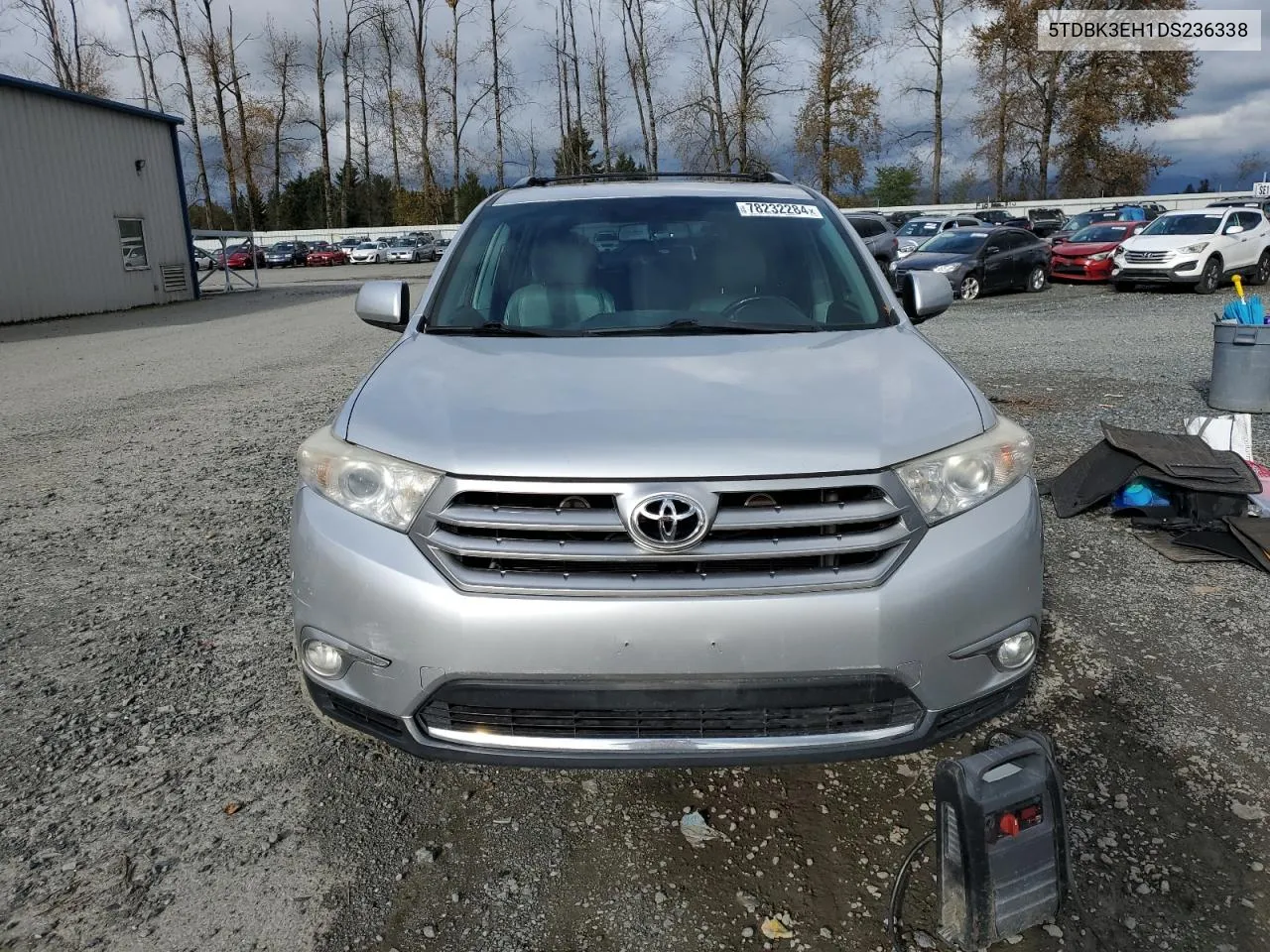 2013 Toyota Highlander Base VIN: 5TDBK3EH1DS236338 Lot: 78232284