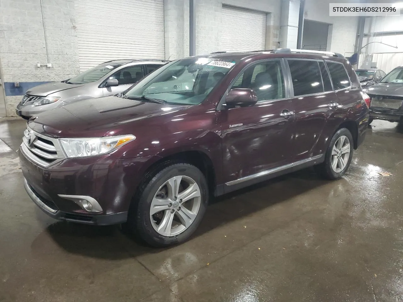 2013 Toyota Highlander Limited VIN: 5TDDK3EH6DS212996 Lot: 78622864