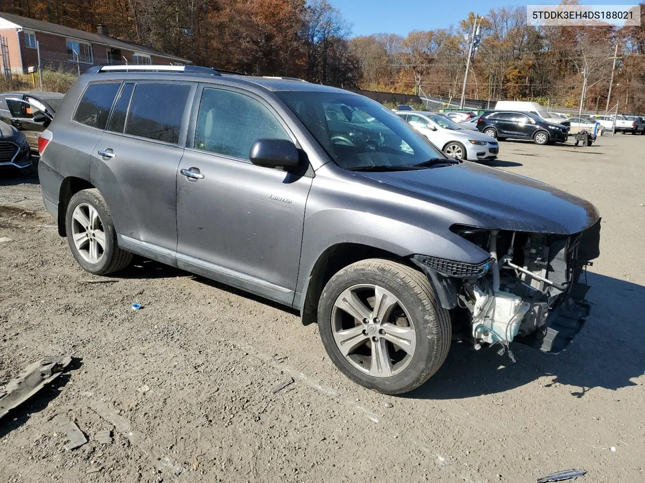 2013 Toyota Highlander Limited VIN: 5TDDK3EH4DS188021 Lot: 78652274