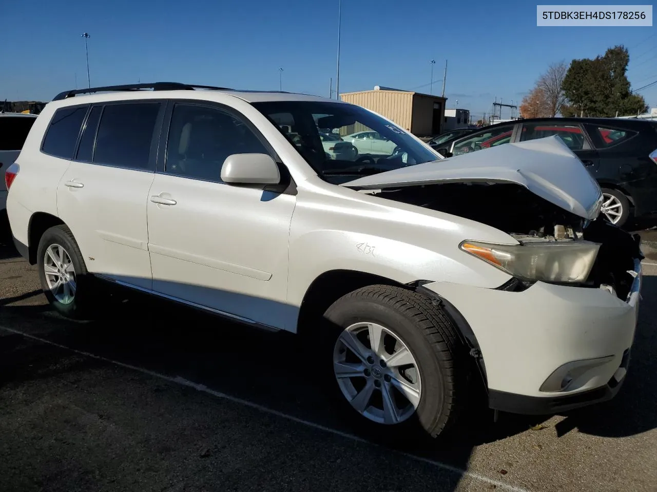 2013 Toyota Highlander Base VIN: 5TDBK3EH4DS178256 Lot: 78666824