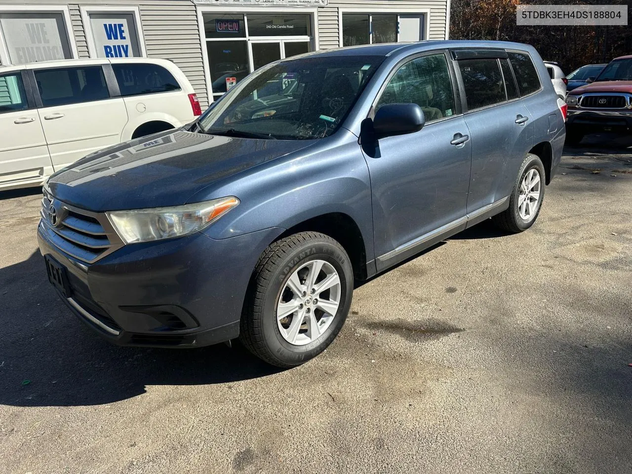 2013 Toyota Highlander VIN: 5TDBK3EH4DS188804 Lot: 78758394