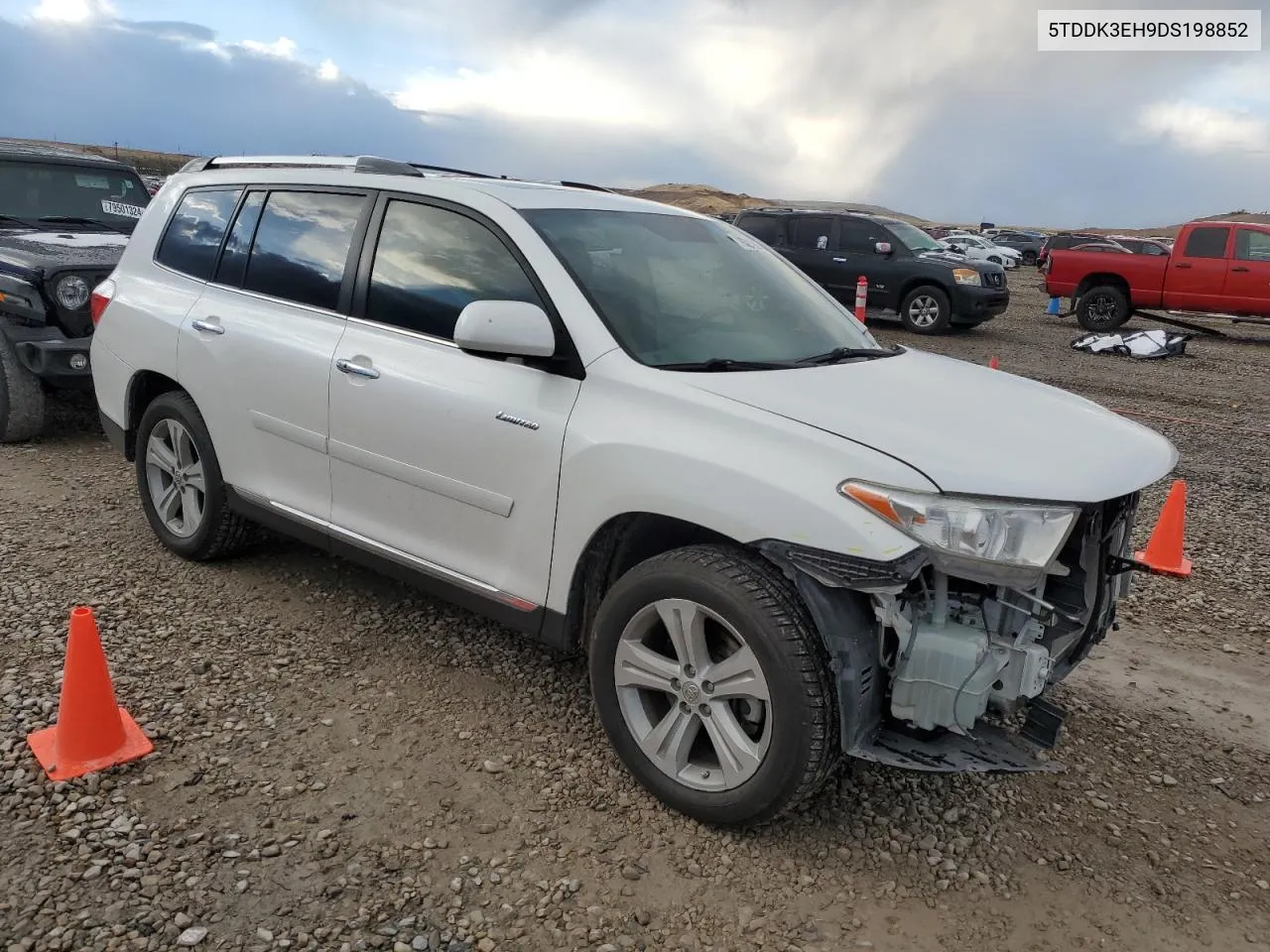 2013 Toyota Highlander Limited VIN: 5TDDK3EH9DS198852 Lot: 79681904