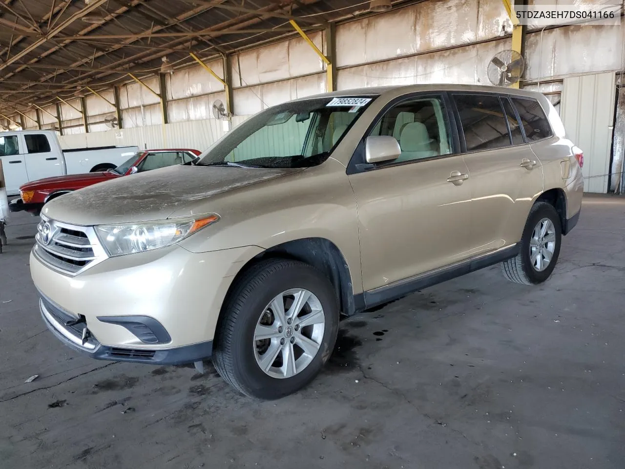 2013 Toyota Highlander Base VIN: 5TDZA3EH7DS041166 Lot: 79852824