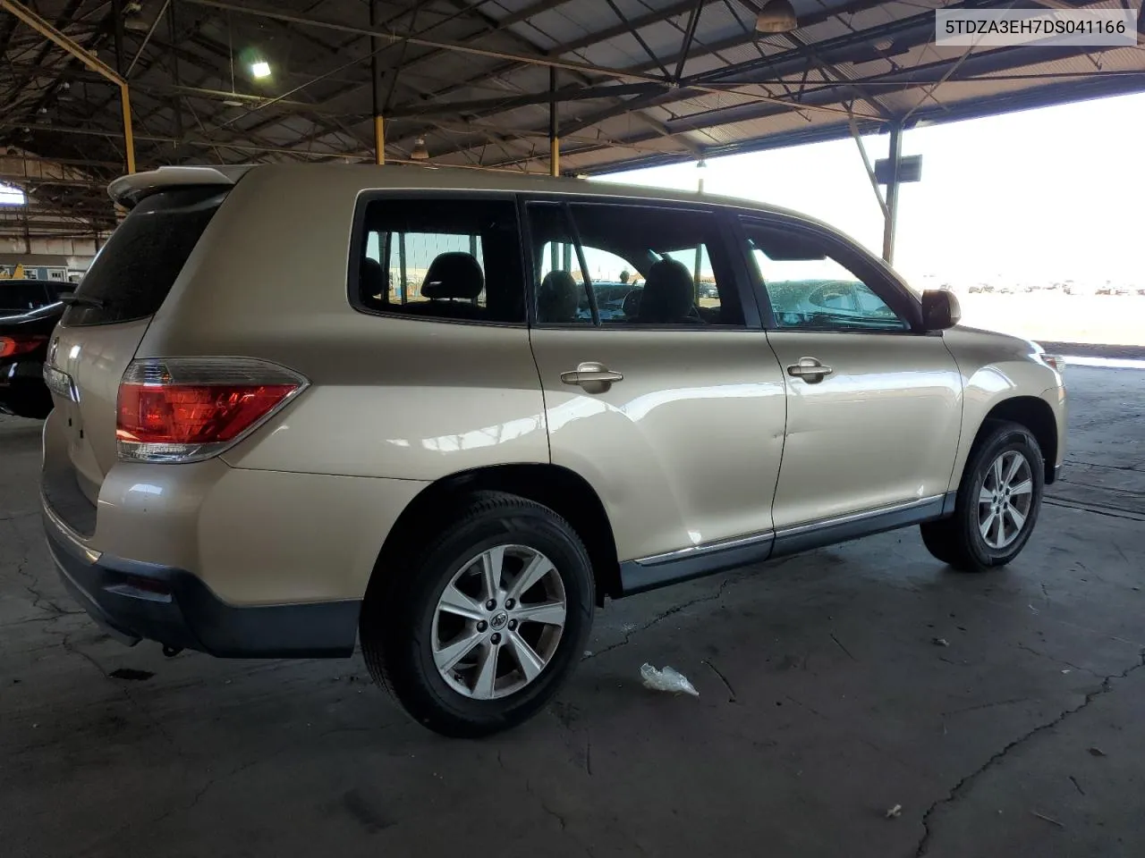 2013 Toyota Highlander Base VIN: 5TDZA3EH7DS041166 Lot: 79852824