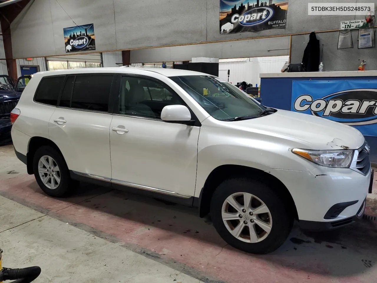 2013 Toyota Highlander Base VIN: 5TDBK3EH5DS248573 Lot: 80225804