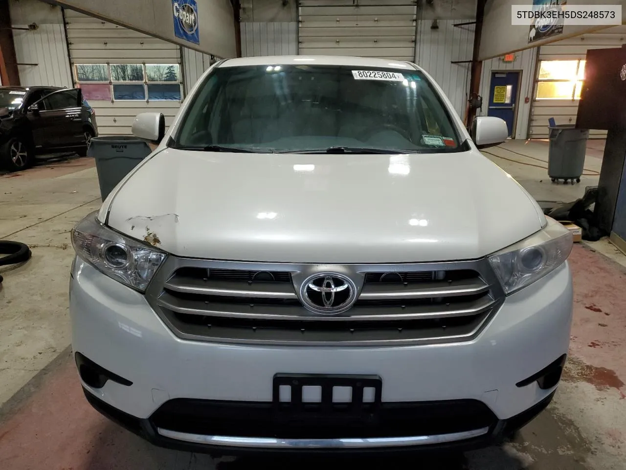 2013 Toyota Highlander Base VIN: 5TDBK3EH5DS248573 Lot: 80225804