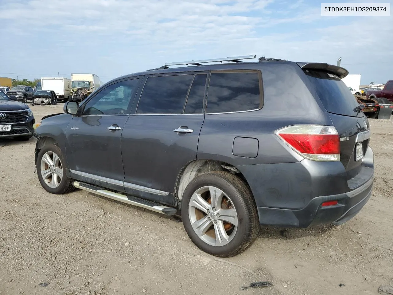 2013 Toyota Highlander Limited VIN: 5TDDK3EH1DS209374 Lot: 80524974